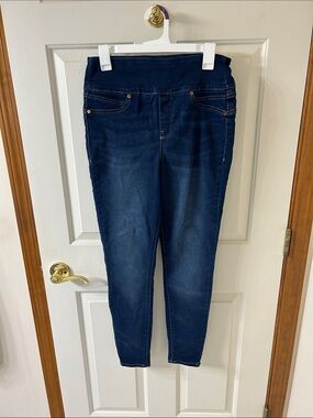7 For All Mankind Dark Blue Stretch Jeggings